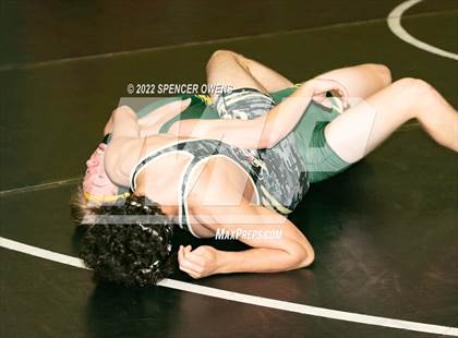 Thumbnail 3 in NCHSAA 4A West Wrestling Regional Championship photogallery.