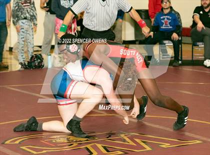 Thumbnail 2 in NCHSAA 4A West Wrestling Regional Championship photogallery.