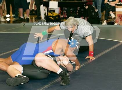 Thumbnail 1 in NCHSAA 4A West Wrestling Regional Championship photogallery.
