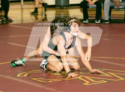 Thumbnail 1 in NCHSAA 4A West Wrestling Regional Championship photogallery.