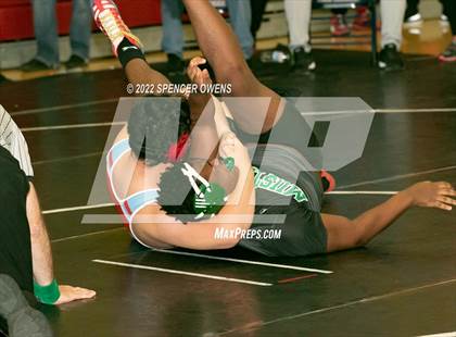 Thumbnail 1 in NCHSAA 4A West Wrestling Regional Championship photogallery.