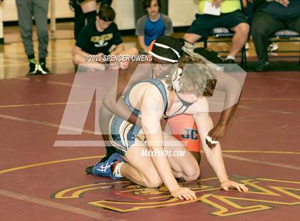 Thumbnail 2 in NCHSAA 4A West Wrestling Regional Championship photogallery.
