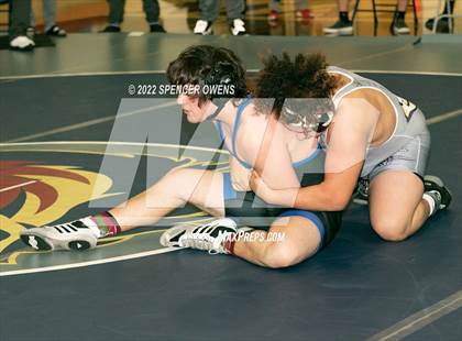 Thumbnail 2 in NCHSAA 4A West Wrestling Regional Championship photogallery.