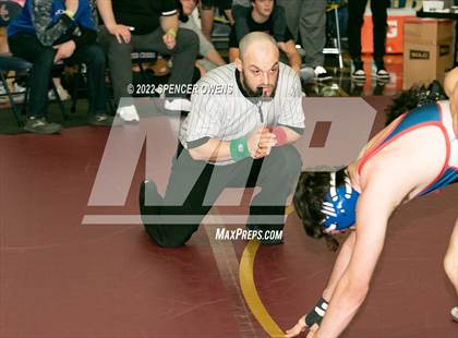 Thumbnail 2 in NCHSAA 4A West Wrestling Regional Championship photogallery.