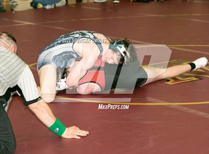 Thumbnail 1 in NCHSAA 4A West Wrestling Regional Championship photogallery.
