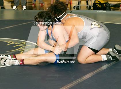 Thumbnail 3 in NCHSAA 4A West Wrestling Regional Championship photogallery.