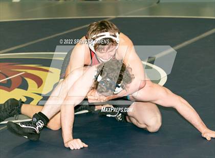 Thumbnail 1 in NCHSAA 4A West Wrestling Regional Championship photogallery.