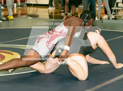 Thumbnail 2 in NCHSAA 4A West Wrestling Regional Championship photogallery.