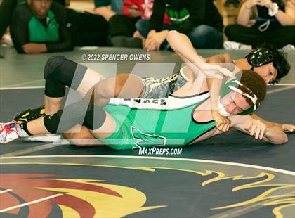 Thumbnail 1 in NCHSAA 4A West Wrestling Regional Championship photogallery.