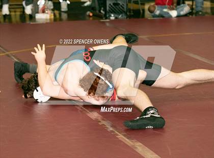 Thumbnail 3 in NCHSAA 4A West Wrestling Regional Championship photogallery.