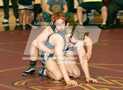 Thumbnail 3 in NCHSAA 4A West Wrestling Regional Championship photogallery.