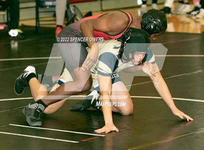 Thumbnail 3 in NCHSAA 4A West Wrestling Regional Championship photogallery.