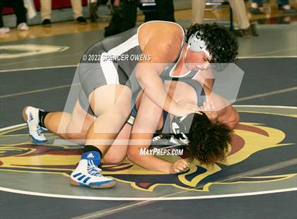 Thumbnail 3 in NCHSAA 4A West Wrestling Regional Championship photogallery.