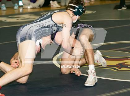 Thumbnail 2 in NCHSAA 4A West Wrestling Regional Championship photogallery.