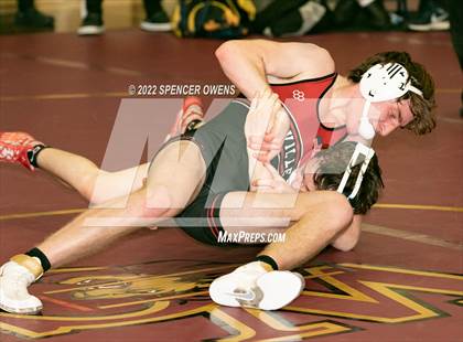 Thumbnail 2 in NCHSAA 4A West Wrestling Regional Championship photogallery.
