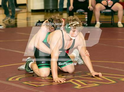 Thumbnail 2 in NCHSAA 4A West Wrestling Regional Championship photogallery.