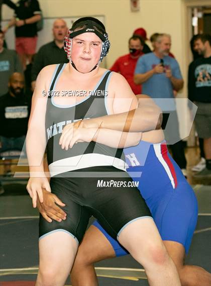 Thumbnail 2 in NCHSAA 4A West Wrestling Regional Championship photogallery.