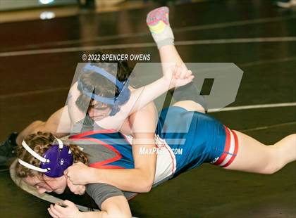 Thumbnail 1 in NCHSAA 4A West Wrestling Regional Championship photogallery.