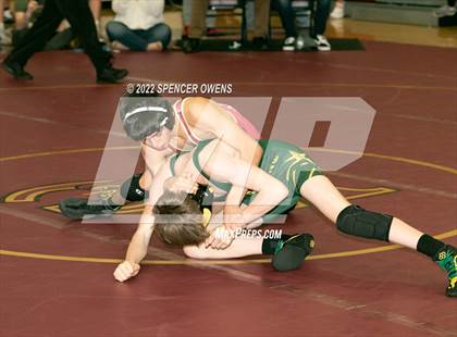 Thumbnail 1 in NCHSAA 4A West Wrestling Regional Championship photogallery.