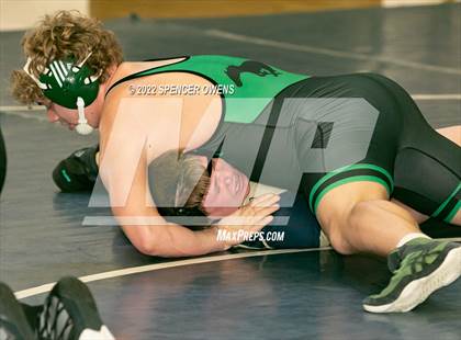 Thumbnail 1 in NCHSAA 4A West Wrestling Regional Championship photogallery.