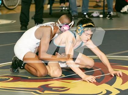 Thumbnail 1 in NCHSAA 4A West Wrestling Regional Championship photogallery.