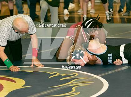 Thumbnail 2 in NCHSAA 4A West Wrestling Regional Championship photogallery.