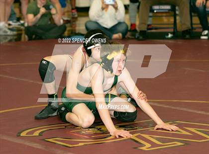 Thumbnail 3 in NCHSAA 4A West Wrestling Regional Championship photogallery.