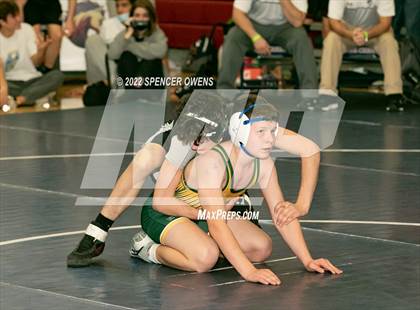 Thumbnail 3 in NCHSAA 4A West Wrestling Regional Championship photogallery.