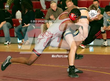 Thumbnail 1 in NCHSAA 4A West Wrestling Regional Championship photogallery.
