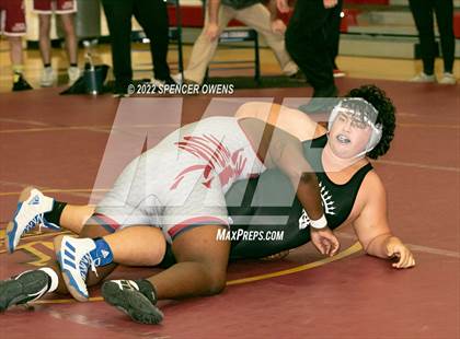 Thumbnail 2 in NCHSAA 4A West Wrestling Regional Championship photogallery.