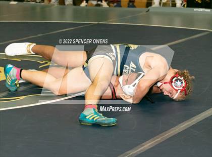 Thumbnail 2 in NCHSAA 4A West Wrestling Regional Championship photogallery.