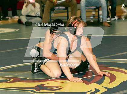Thumbnail 3 in NCHSAA 4A West Wrestling Regional Championship photogallery.