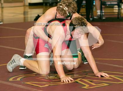 Thumbnail 2 in NCHSAA 4A West Wrestling Regional Championship photogallery.