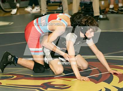 Thumbnail 1 in NCHSAA 4A West Wrestling Regional Championship photogallery.