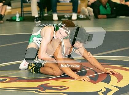 Thumbnail 2 in NCHSAA 4A West Wrestling Regional Championship photogallery.