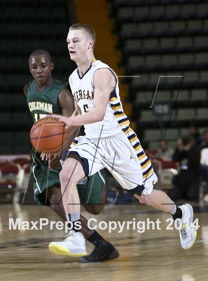 Thumbnail 2 in Coleman Catholic vs. Sherman (NYSPHSAA Class D Semifinal) photogallery.