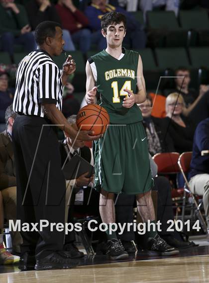 Thumbnail 2 in Coleman Catholic vs. Sherman (NYSPHSAA Class D Semifinal) photogallery.