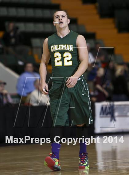 Thumbnail 1 in Coleman Catholic vs. Sherman (NYSPHSAA Class D Semifinal) photogallery.