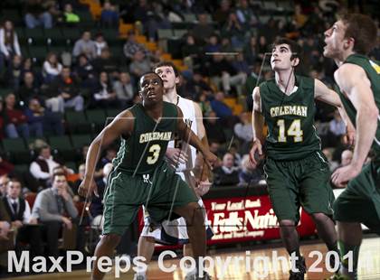 Thumbnail 2 in Coleman Catholic vs. Sherman (NYSPHSAA Class D Semifinal) photogallery.