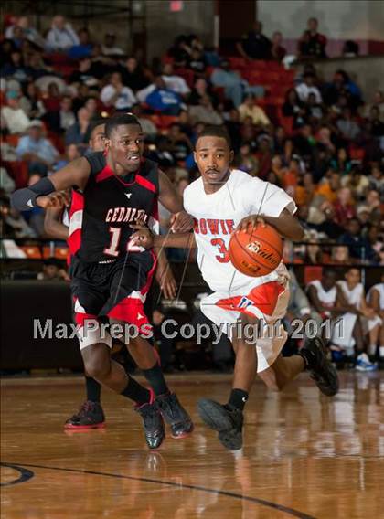Thumbnail 1 in Bowie vs. Cedar Hill (5A Regional Semifinal Playoff) photogallery.