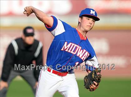 Thumbnail 1 in Round Rock vs. Waco Midway (Rock Hardball Classic)  photogallery.