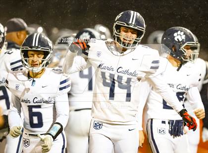 Thumbnail 2 in Marin Catholic @ San Ramon Valley (CIF D2-A NorCal Championship) photogallery.