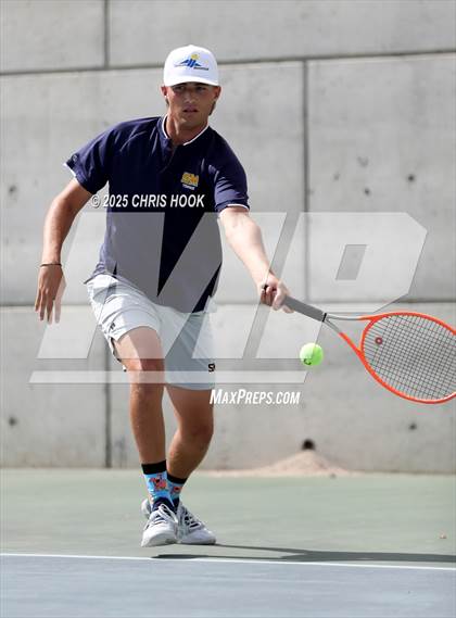 Thumbnail 3 in Shadow Mountain vs Catalina Foothills (AIA Boys Tennis Division II Team Championship Quarterfinals) photogallery.
