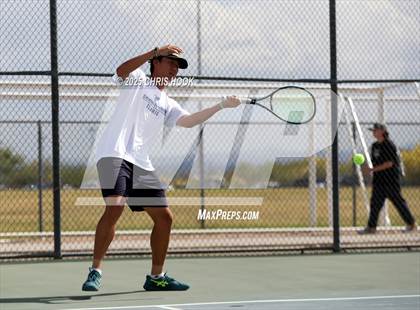 Thumbnail 2 in Shadow Mountain vs Catalina Foothills (AIA Boys Tennis Division II Team Championship Quarterfinals) photogallery.