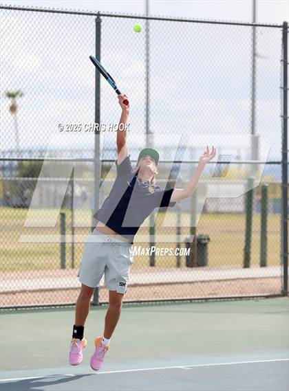 Thumbnail 1 in Shadow Mountain vs Catalina Foothills (AIA Boys Tennis Division II Team Championship Quarterfinals) photogallery.