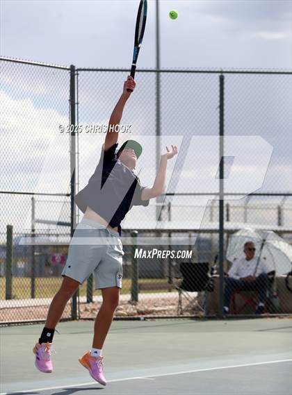 Thumbnail 2 in Shadow Mountain vs Catalina Foothills (AIA Boys Tennis Division II Team Championship Quarterfinals) photogallery.