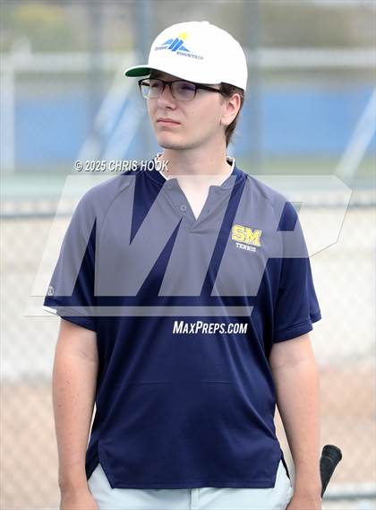 Thumbnail 2 in Shadow Mountain vs Catalina Foothills (AIA Boys Tennis Division II Team Championship Quarterfinals) photogallery.