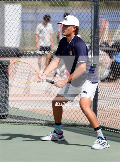 Thumbnail 3 in Shadow Mountain vs Catalina Foothills (AIA Boys Tennis Division II Team Championship Quarterfinals) photogallery.