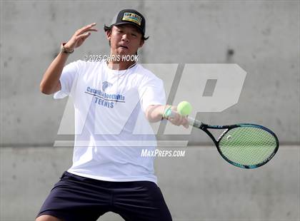 Thumbnail 2 in Shadow Mountain vs Catalina Foothills (AIA Boys Tennis Division II Team Championship Quarterfinals) photogallery.