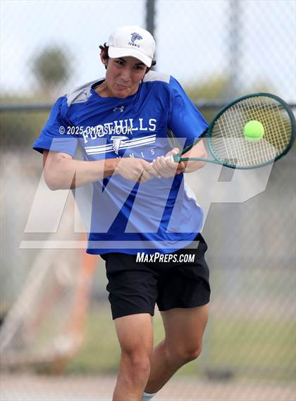 Thumbnail 2 in Shadow Mountain vs Catalina Foothills (AIA Boys Tennis Division II Team Championship Quarterfinals) photogallery.